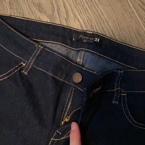 Dark blue denim skinny jeans - Picture 2 of 4